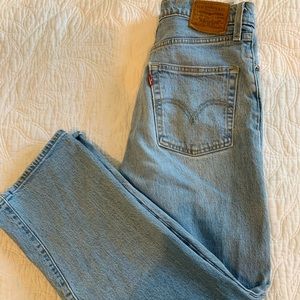 Levi Ribcage straight jeans